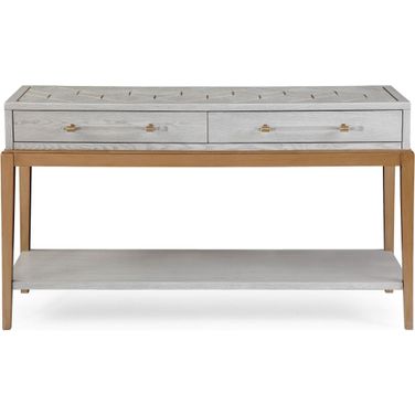 Metro Oyster White Console Table