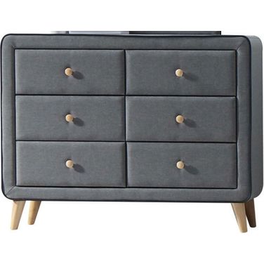 Valda Light Gray Dresser