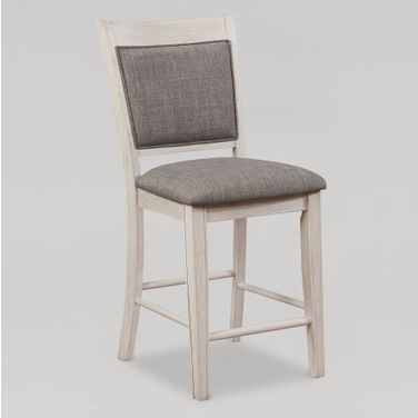 Fulton Counter Height Chair (White) (Set of 2)
