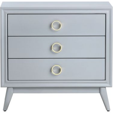 3-Drawer Accent Chest In Gray