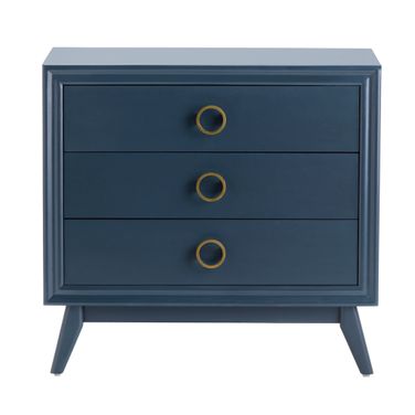 3-Drawer Accent Chest In Navy
