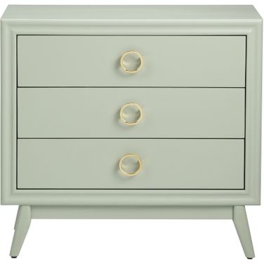 3-Drawer Accent Chest In Sage Green