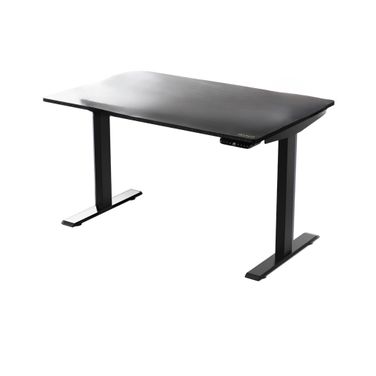30 Inch Adjustable Stainless Steel Computer Desk In Black