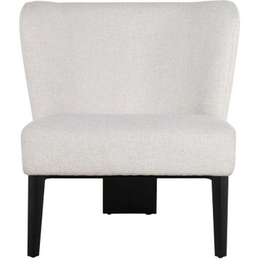 30 Inch Upholstered Wingback Chair In Gray and Black