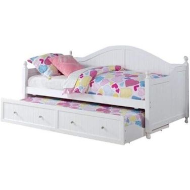 Julie Ann Twin Daybed with Trundle White