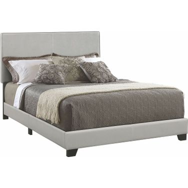 Dorian Upholstered Queen Bed Grey