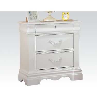 ACME Estrella Youth Nightstand in White