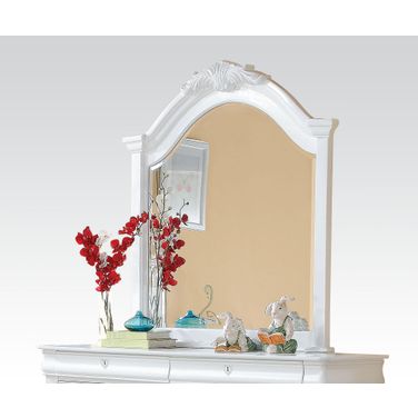 ACME Estrella Youth Dresser Mirror in White