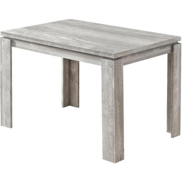32 x 48 Inch Dining Table In Grey Reclaimed Wood
