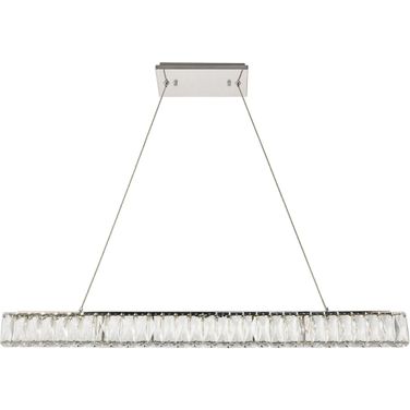 3502D38C Monroe 2" Chrome Chandelier With Clear Royal Cut Crystal Trim