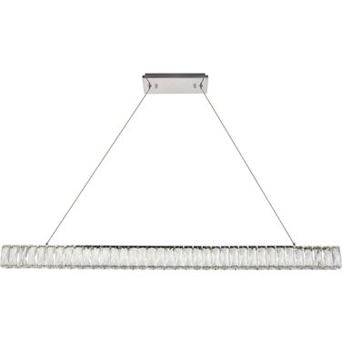 3502D47C Monroe 2" Chrome Chandelier With Clear Royal Cut Crystal Trim