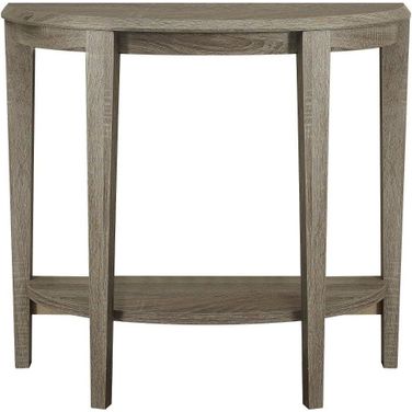 36 Inch Dark Taupe Hall Console