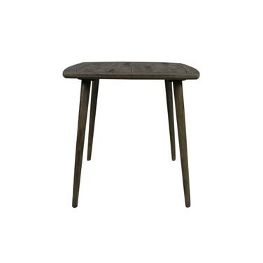 36 Inch Square Solid Wood Dining Table In Brown