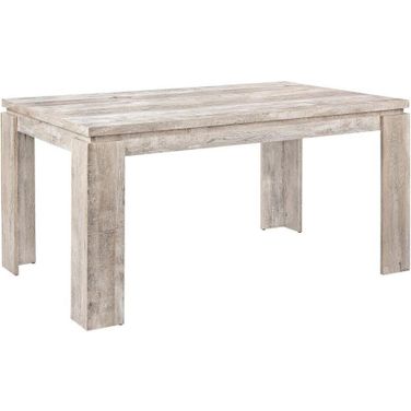 36 x 60 Inch Dining Table In Taupe Reclaimed Wood