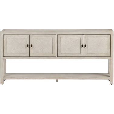 4 Door Console/Sofa Table In Tan