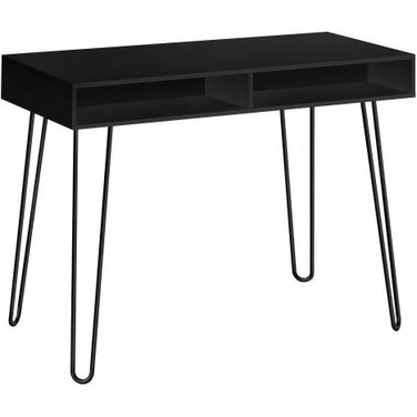 40 Inch Black And Black Metal Computer Desk I 7771