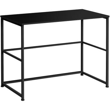 40 Inch Black And Black Metal Computer Desk I 7776
