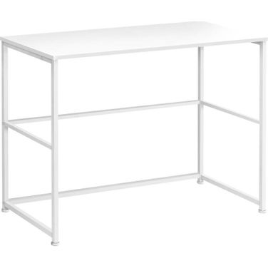 40 Inch White Metal Compter Desk I 7775
