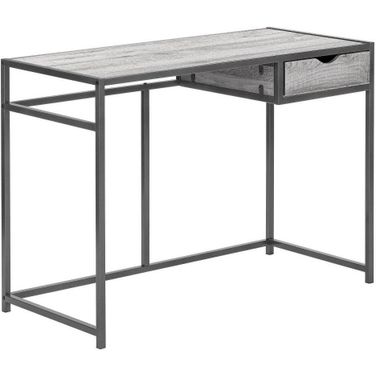 42 Inch Computer Desk In Dark Grey Metal