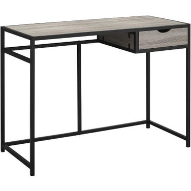42 Inch Computer Desk In Dark Taupe
