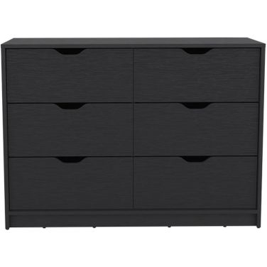 42 Inch Four Drawer Dresser In Black