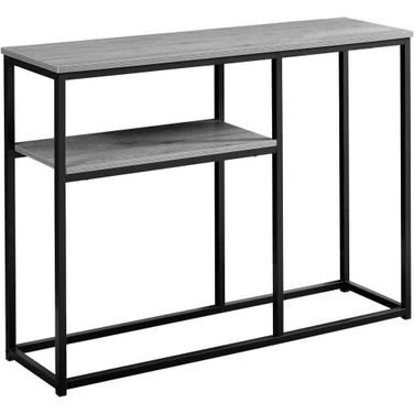 42 Inch Grey Black Metal Hall Console I 3514
