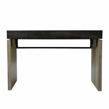 45 Inch Writing Desk In Black and Brown
