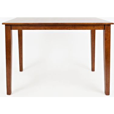 Simplicity 54 Inch Counter Height Dining Table In Caramel
