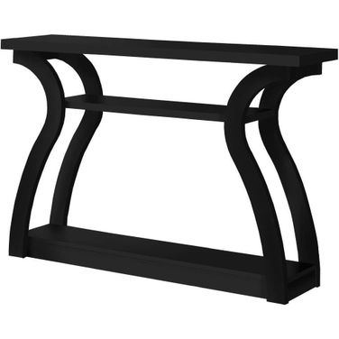 47 Inch Black Hall Console