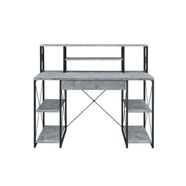 47 Inch Computer Desk In Gray and Black