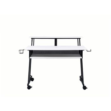 47 Inch Computer Desk In White and Black