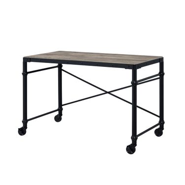 47 Inch Writing Desk In Black and Brown