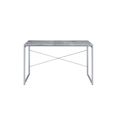 47 Inch Writing Desk In Gray and Black