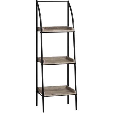 48 Inch Bookcase In Dark Taupe