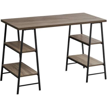 48 Inch Computer Desk In Dark Taupe I 7523