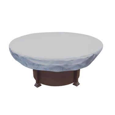 48 Inch Round Fire Pit/Ottoman Cover In Grey