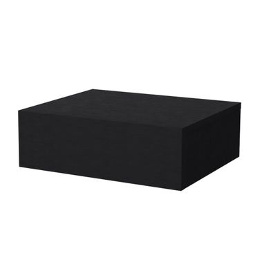 5 Inch Wood One Drawer Floating Nightstand In Black