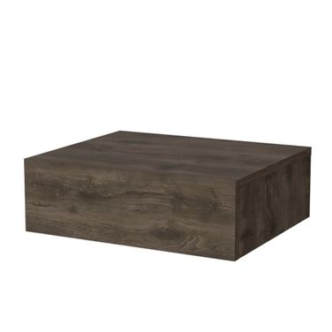 5 Inch Wood One Drawer Floating Nightstand In Brown