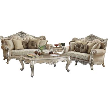 Bently Champagne Living Room Set