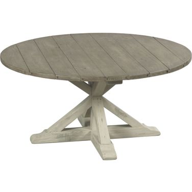Reclamation Place Dark Tobacco Round Cocktail Table