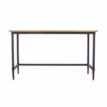 53 Inch Writing Desk In Black and Natural