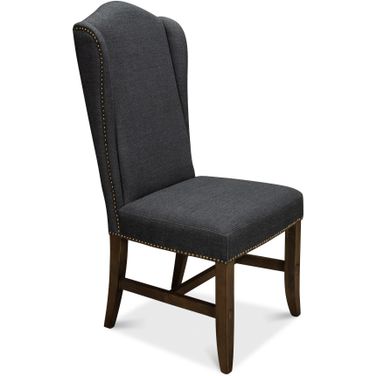 Black High Back Dining Chair Set Of 2