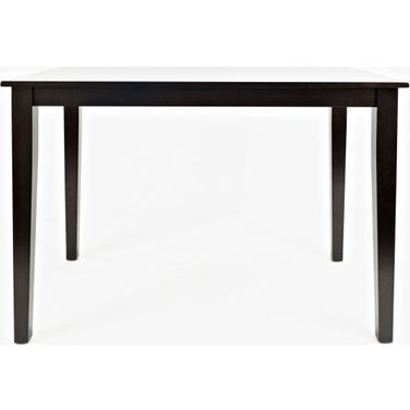 Simplicity 54 Inch Counter Height Dining Table In Espresso Brown
