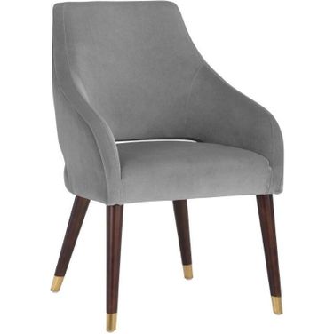 5west Adelaide Alisa Dark Grey Dining Chair