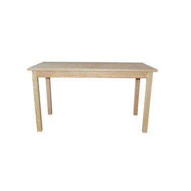 60 Inch Solid Wood Dining Table In Natural