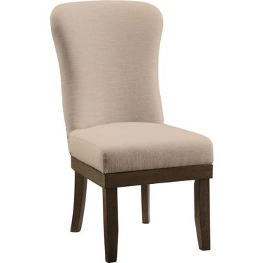Landon Beige Linen Side Chair Set of 2