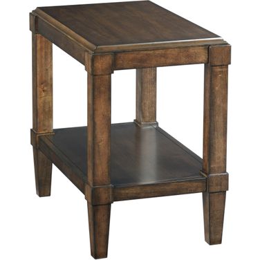 Halsey Brown Chairside Table
