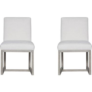 Modern Carter Flint Side Chair Set of 2