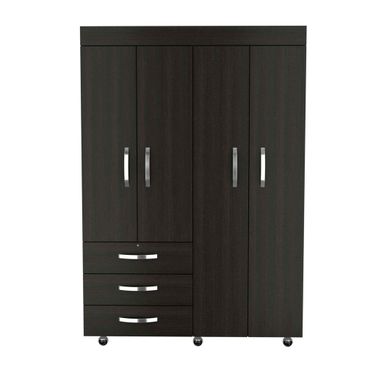 68 Inch Three Drawer Combo Dresser