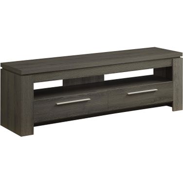 Elkton 2-drawer TV Console Weathered Grey